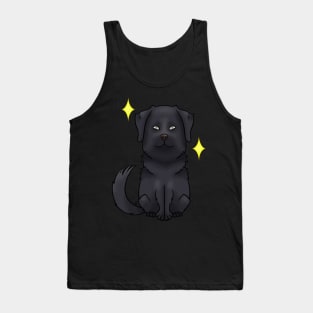 Black flat coated retriever Tank Top